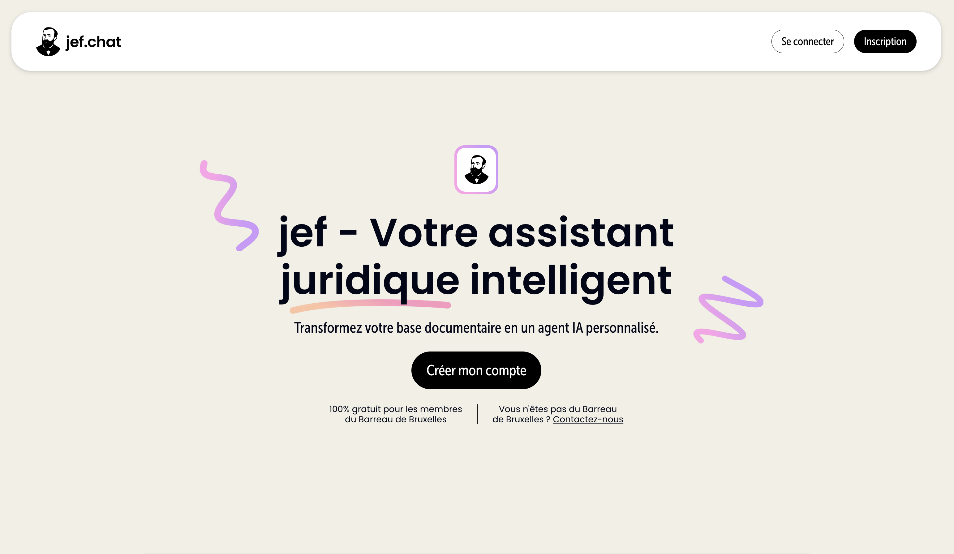 Image du projet Jef - L'assistant IA du Barreau de Bruxelles (1)